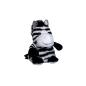 Preview: Schmoozies® XXL Bildschirmreiniger Zebra auf der Unterseite mit Mikrofaser