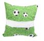 Preview: Kissen Fussball 40x40cm mit Inlett