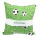 Preview: Kissen Fussball 40x40cm mit Wunschname und Inlett