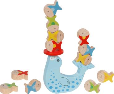 Balancierspiel Robbe 15tlg aus Holz