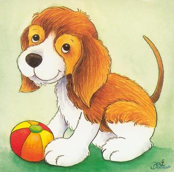 Preview: Würfelpuzzle Tierkinder 4tlg aus Holz