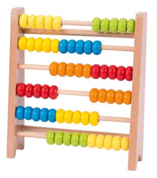 Rechenrahmen 60 Ringe 16x4,5x18cm