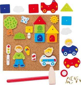 Hammerspiel City 52tlg. Spielzeug aus Holz