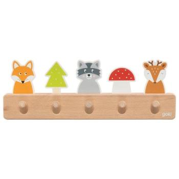 Garderobe Waldfreunde mit 6 Haken