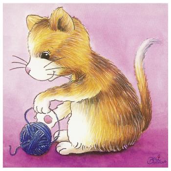 Preview: Würfelpuzzle Tierkinder 4tlg aus Holz