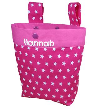 Lenkertasche Sterne mit Name in verschiedene Farben