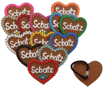 Anstecker Filzherz mit Name