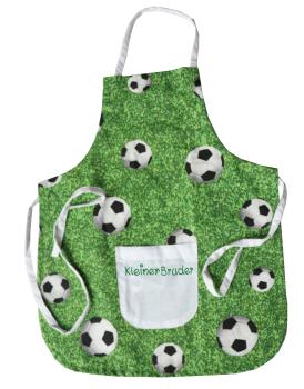 Kinderschürze Fussball mit Name