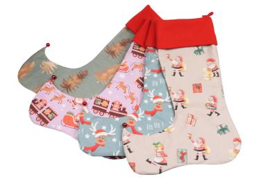 Wichtelstiefel verschiedene Nikolausmotive und Glöckchen