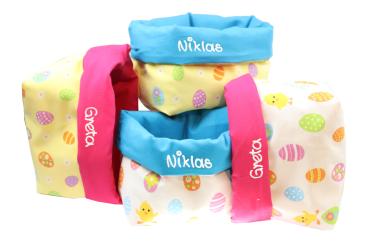 Stoffkörbchen Ostern mit Name