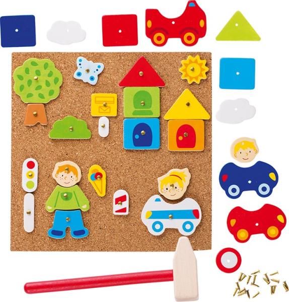 Hammerspiel City 52tlg. Spielzeug aus Holz