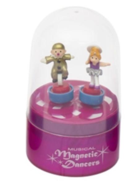 Musikspieldose Magnetic Dancer blau / pink