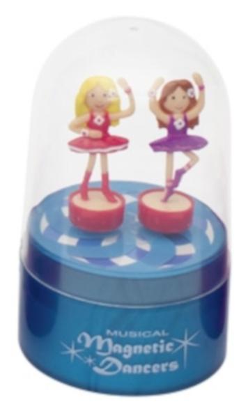 Musikspieldose Magnetic Dancer blau / pink