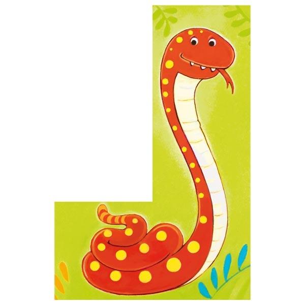 Würfelpuzzle Wilde Tiere 4tlg aus Holz