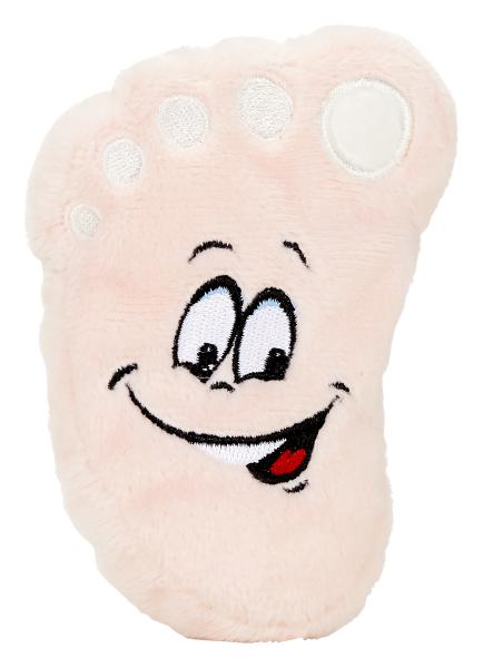 Schmoozies® Fuss auf der Unterseite mit Mikrofaser