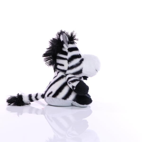 Schmoozies® XXL Bildschirmreiniger Zebra auf der Unterseite mit Mikrofaser