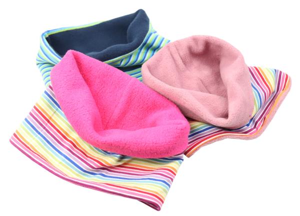 Loop aus Fleece gestreift für Kinder