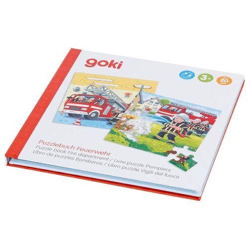 goki Puzzlebuch Feuerwehr Magnetbuch 40tlg