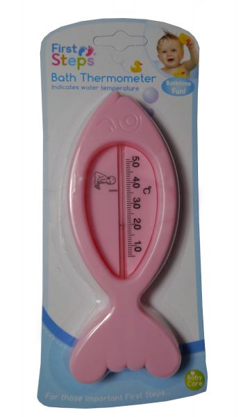 First Step Badethermometer Fisch Rosa